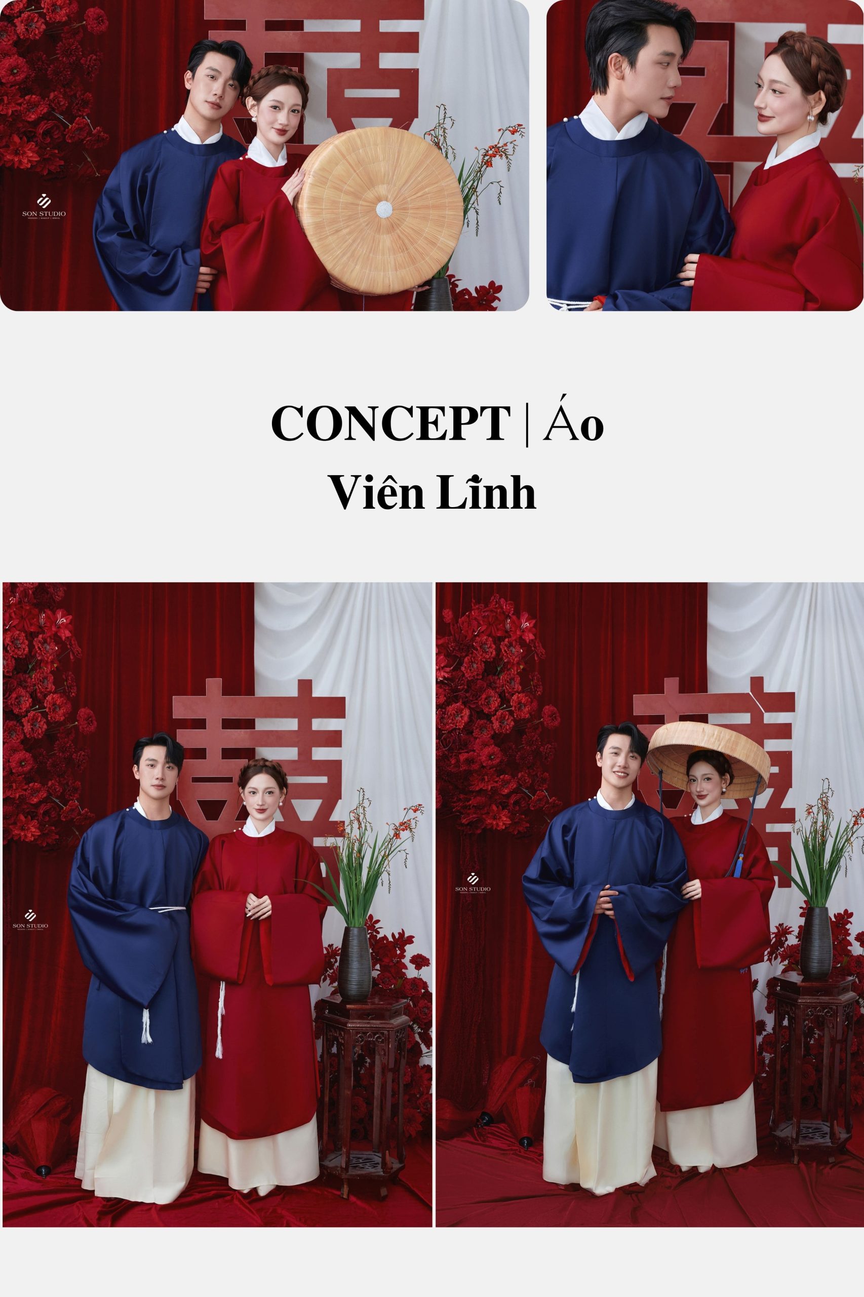 Chụp ảnh cưới cổ phục Việt Nam: Xu hướng, concept và báo giá tại Sonstudio