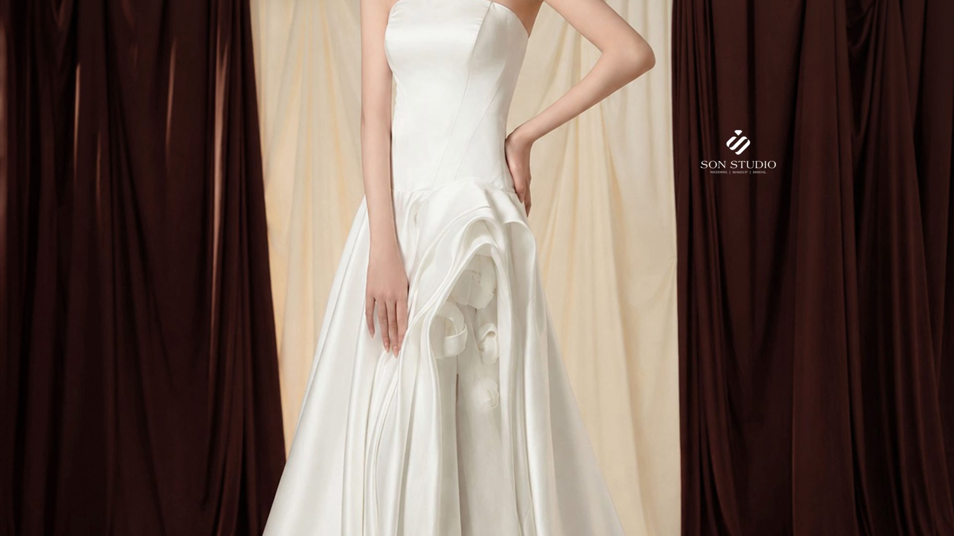 váy cưới đơn giản