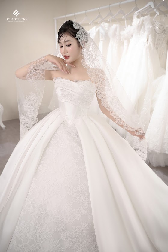 Chất liệu váy cưới Chất liệu váy cưới