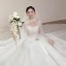 váy cưới cho bà bầu