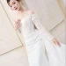 váy cưới cho cô dâu vai rộng bắp tay to