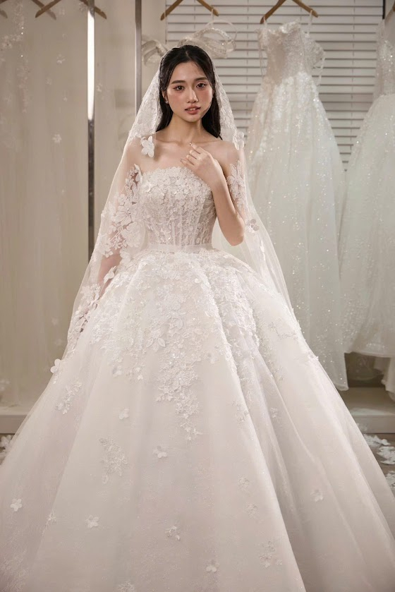 váy cưới độc lạ